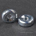 Blue Zinc Plated Pipe Fitting Round Nut (CZ039)